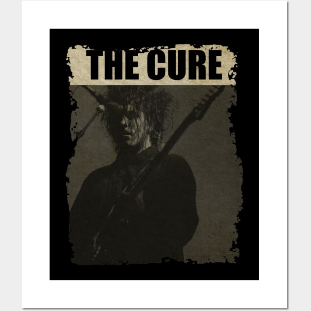 The Cure - RETRO BLACKWHITE Wall Art by Wendyshopart